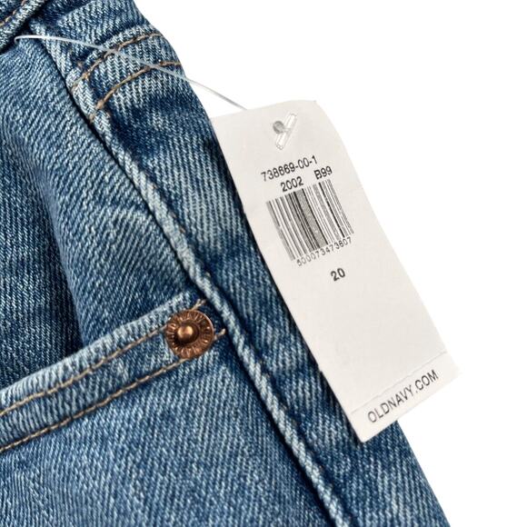 Old Navy Jeans 20 High Rise Curvy OG Straight Secret Smooth Pockets Inseam 27.5" - Picture 5 of 10